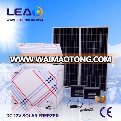 DC 12/24V solar deep freezer home appliance save energy good quality