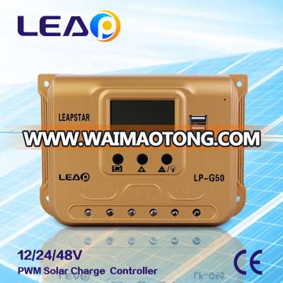 12V/24V Solar Charge Controller With Dual USB Port